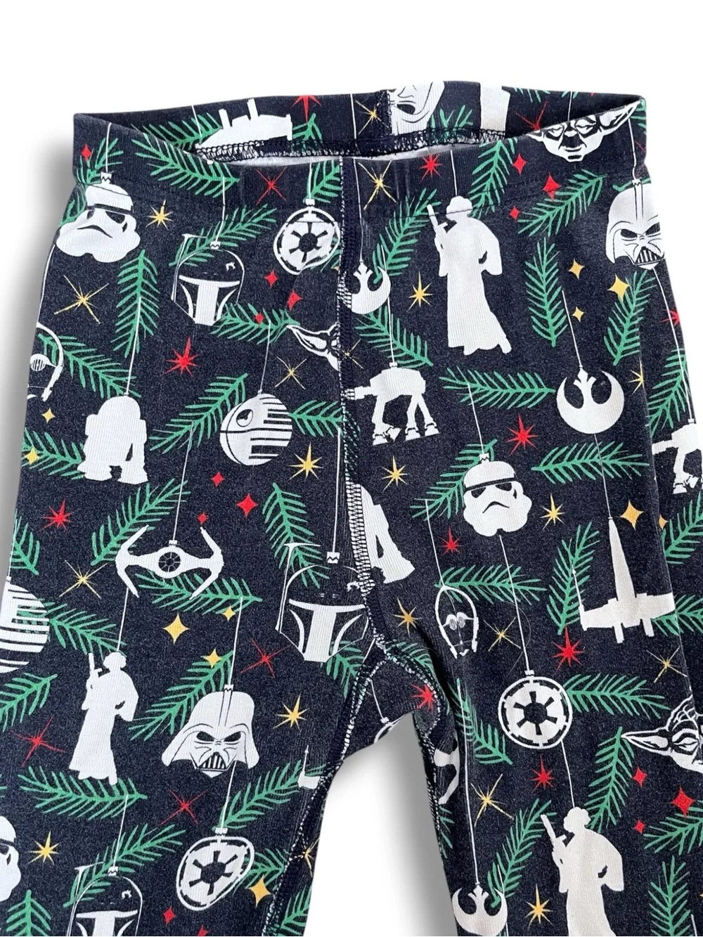 Hanna Andersson x Star Wars Organic Cotton Long Sleeve Holiday Pajama SET size 8